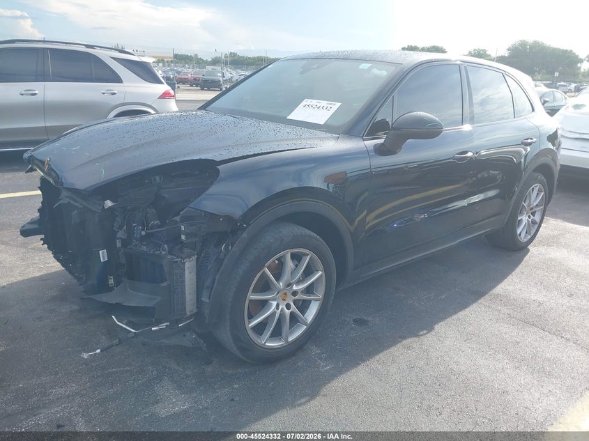 2019 Porsche Cayenne VIN WP1AA2AY2KDA00593 IAAI salvage auction — FRONT END, Wait Title, sold $11,100 on 2026-08-12 (photo 2)