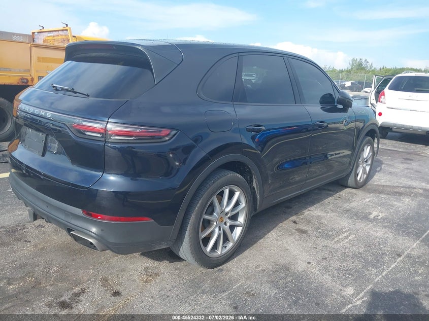 2019 Porsche Cayenne VIN WP1AA2AY2KDA00593 IAAI salvage auction — FRONT END, Wait Title, sold $11,100 on 2026-08-12 (photo 4)