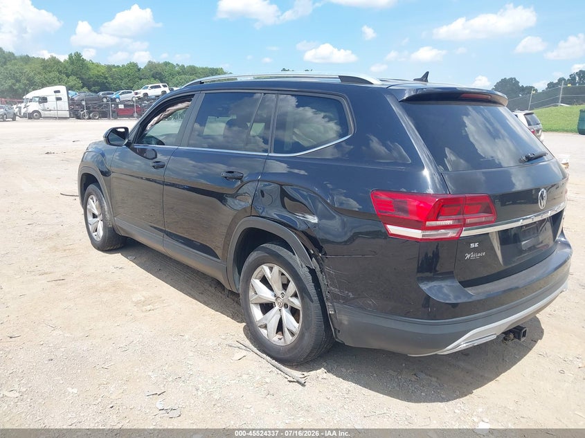 2018 Volkswagen Atlas VIN 1V2KR2CA6JC518482 IAAI salvage auction — REAR END, Salvage (Tennessee), sold $3,550 on 2026-07-26 (photo 3)
