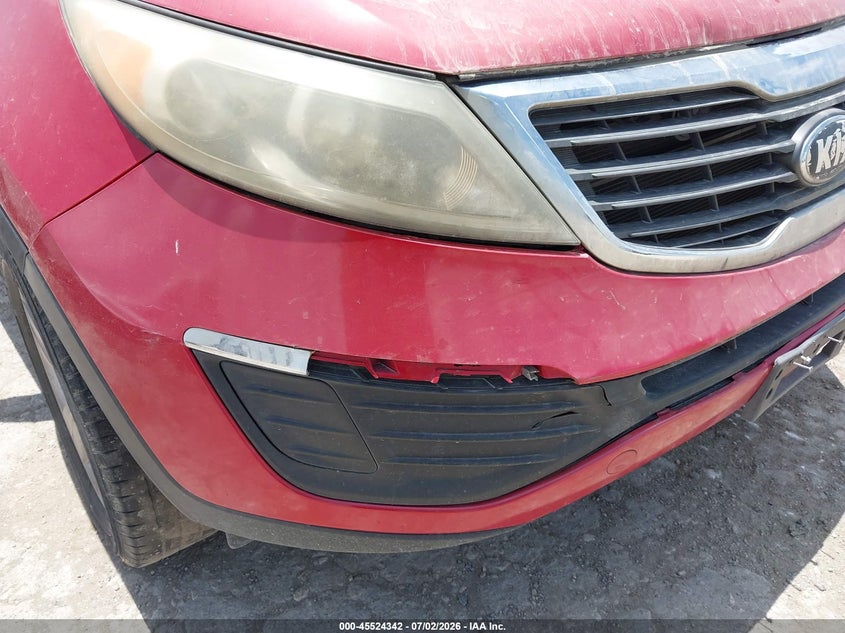 2013 Kia Sportage VIN KNDPBCA22D7412184 IAAI salvage auction — NORMAL WEAR, Original (Texas), sold $525 on 2026-07-29 (photo 6)