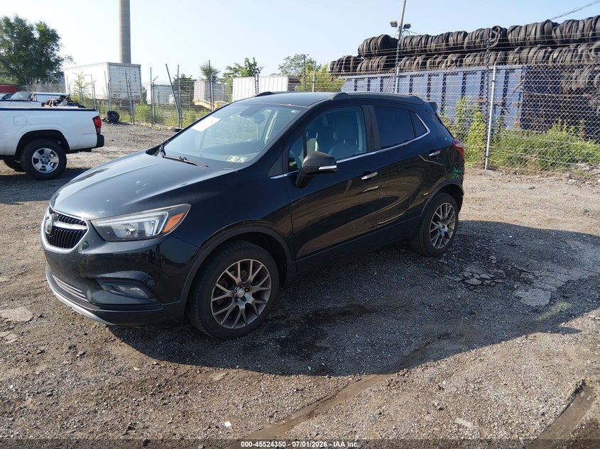 2017 Buick Encore VIN KL4CJ2SB2HB190415 IAAI salvage auction — REAR END, Salvage (Pennsylvania), sold $1,450 on 2026-07-17 (photo 2)