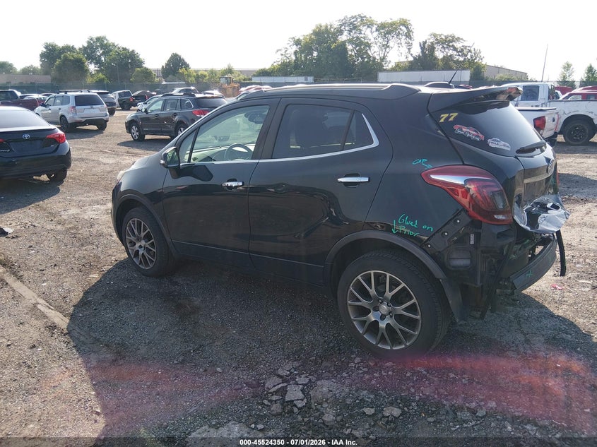 2017 Buick Encore VIN KL4CJ2SB2HB190415 IAAI salvage auction — REAR END, Salvage (Pennsylvania), sold $1,450 on 2026-07-17 (photo 3)