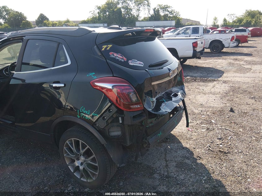 2017 Buick Encore VIN KL4CJ2SB2HB190415 IAAI salvage auction — REAR END, Salvage (Pennsylvania), sold $1,450 on 2026-07-17 (photo 6)