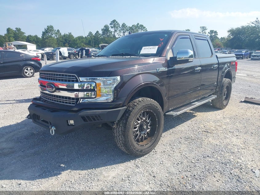 2018 Ford F-150 VIN 1FTEW1E56JFC52543 IAAI salvage auction — RIGHT FRONT, Rebuildable (Florida), sold $9,100 on 2026-07-30 (photo 2)