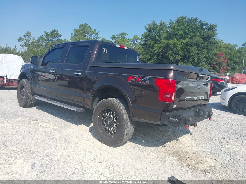 2018 Ford F-150 VIN 1FTEW1E56JFC52543 IAAI salvage auction — RIGHT FRONT, Rebuildable (Florida), sold $9,100 on 2026-07-30 (photo 3)