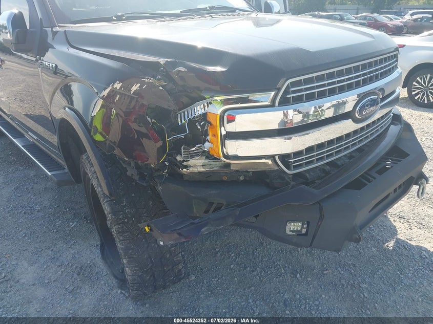 2018 Ford F-150 VIN 1FTEW1E56JFC52543 IAAI salvage auction — RIGHT FRONT, Rebuildable (Florida), sold $9,100 on 2026-07-30 (photo 6)