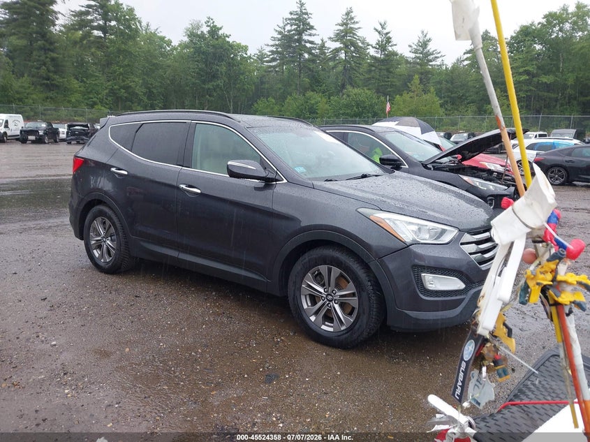2015 Hyundai Santa fe VIN 5XYZUDLB5FG298029 IAAI salvage auction — FRONT END, Clear (Massachusetts), sold $1,900 on 2026-07-17 (photo 1)