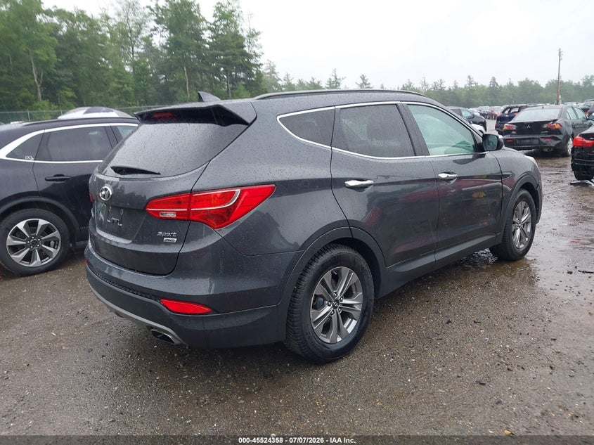 2015 Hyundai Santa fe VIN 5XYZUDLB5FG298029 IAAI salvage auction — FRONT END, Clear (Massachusetts), sold $1,900 on 2026-07-17 (photo 4)