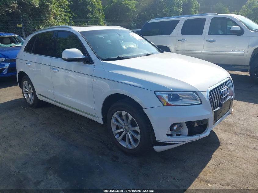 2015 Audi Q5 VIN WA1CFAFPXFA078711 IAAI salvage auction — FRONT END, Salvage (North Carolina), sold $2,550 on 2026-07-16 (photo 1)