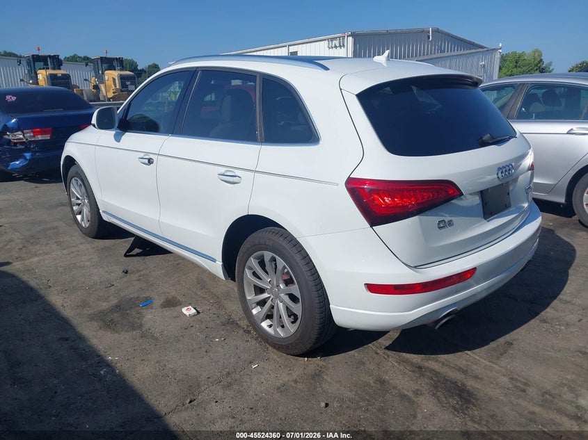 2015 Audi Q5 VIN WA1CFAFPXFA078711 IAAI salvage auction — FRONT END, Salvage (North Carolina), sold $2,550 on 2026-07-16 (photo 3)