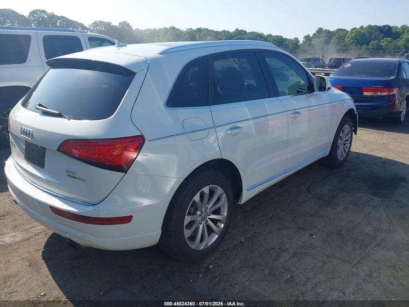 2015 Audi Q5 VIN WA1CFAFPXFA078711 IAAI salvage auction — FRONT END, Salvage (North Carolina), sold $2,550 on 2026-07-16 (photo 4)