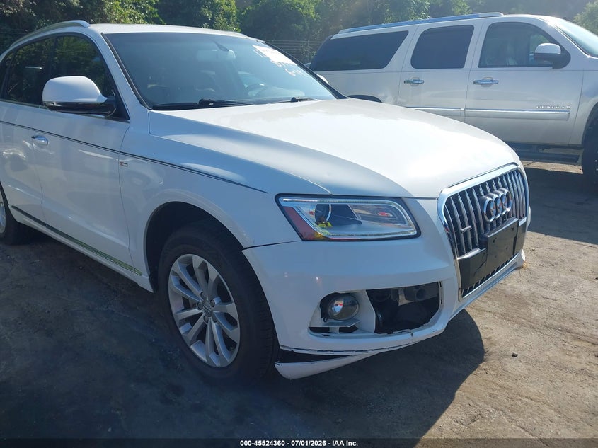 2015 Audi Q5 VIN WA1CFAFPXFA078711 IAAI salvage auction — FRONT END, Salvage (North Carolina), sold $2,550 on 2026-07-16 (photo 6)