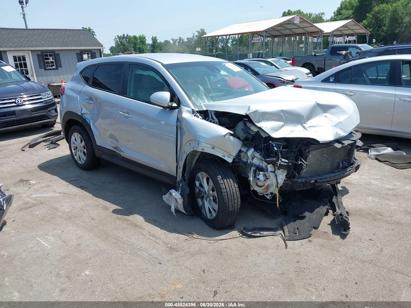 2019 Hyundai Tucson VIN KM8J2CA41KU007533 IAAI salvage auction — FRONT & REAR, Salvage - Greater Than 75% (Maryland), sold $1,050 on 2026-07-30 (photo 1)