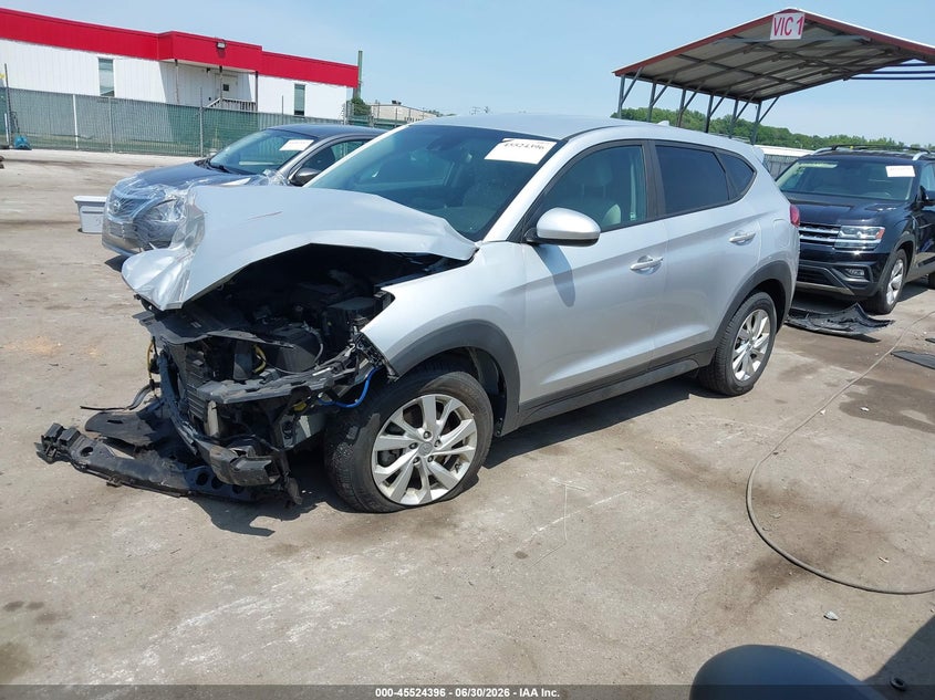 2019 Hyundai Tucson VIN KM8J2CA41KU007533 IAAI salvage auction — FRONT & REAR, Salvage - Greater Than 75% (Maryland), sold $1,050 on 2026-07-30 (photo 2)