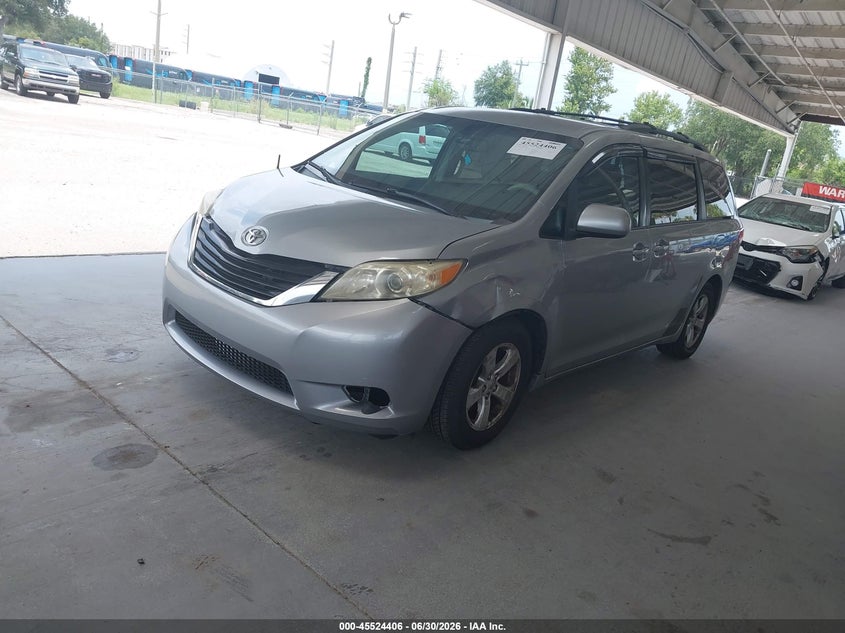 2013 Toyota Sienna VIN 5TDKK3DC3DS316391 IAAI salvage auction — LEFT FRONT, Rebuildable (Florida), sold $1,800 on 2026-07-29 (photo 2)