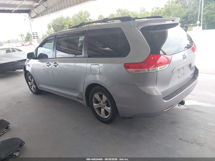 2013 Toyota Sienna VIN 5TDKK3DC3DS316391 IAAI salvage auction — LEFT FRONT, Rebuildable (Florida), sold $1,800 on 2026-07-29 (photo 3)