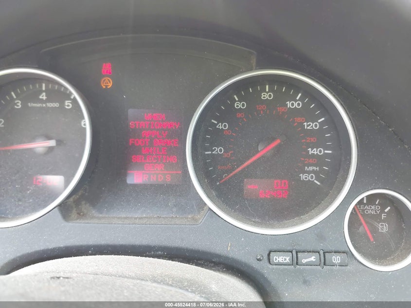 2004 Audi A4 VIN WAUAC48H04K010211 IAAI salvage auction — NORMAL WEAR, Original (Ohio), sold $300 on 2026-07-30 (photo 7)