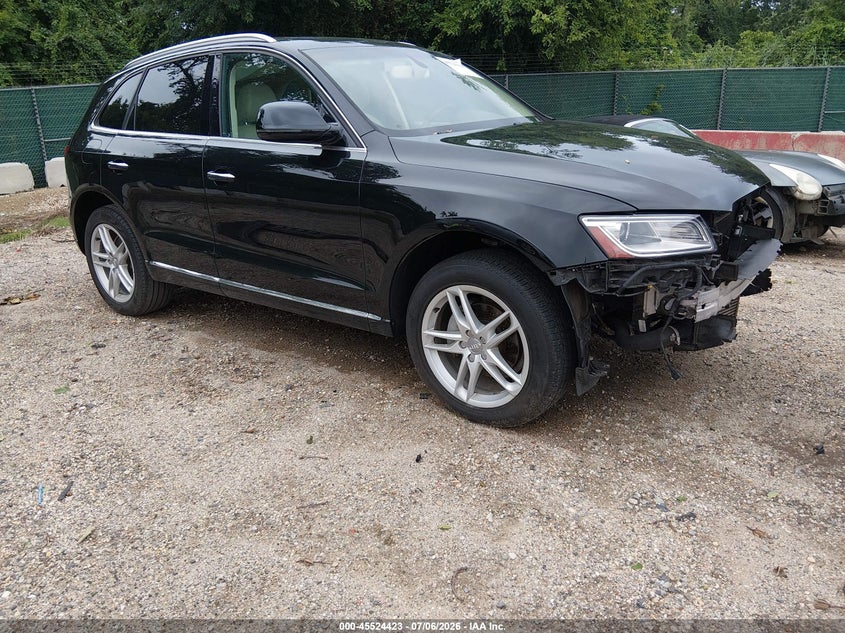 2015 Audi Q5 VIN WA1LFAFP3FA079814 IAAI salvage auction — FRONT END, Salvage - Greater Than 75% (Maryland), sold $2,900 on 2026-07-23 (photo 1)