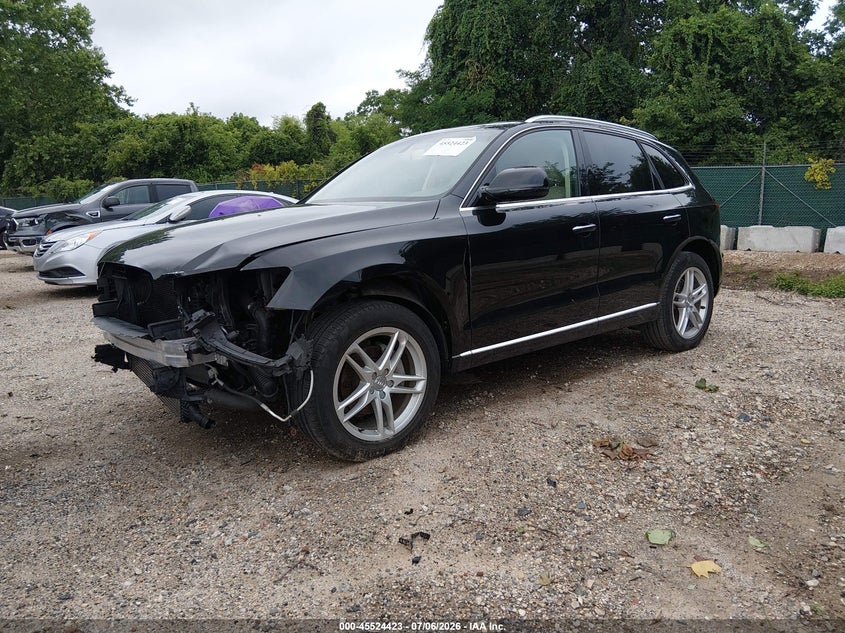 2015 Audi Q5 VIN WA1LFAFP3FA079814 IAAI salvage auction — FRONT END, Salvage - Greater Than 75% (Maryland), sold $2,900 on 2026-07-23 (photo 2)