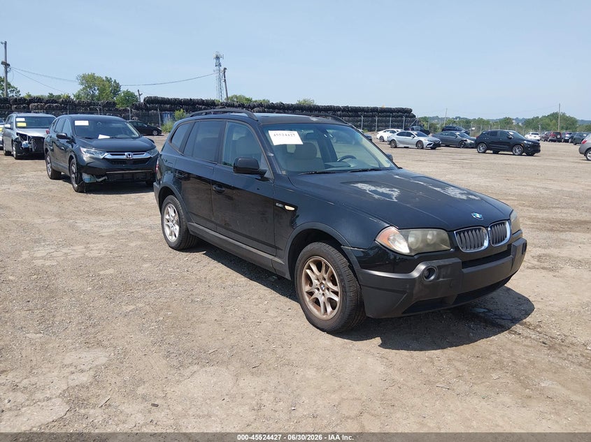 2004 BMW X3 VIN WBXPA73454WC41757 IAAI salvage auction — NORMAL WEAR, Clear (Pennsylvania), sold $675 on 2026-07-24 (photo 1)