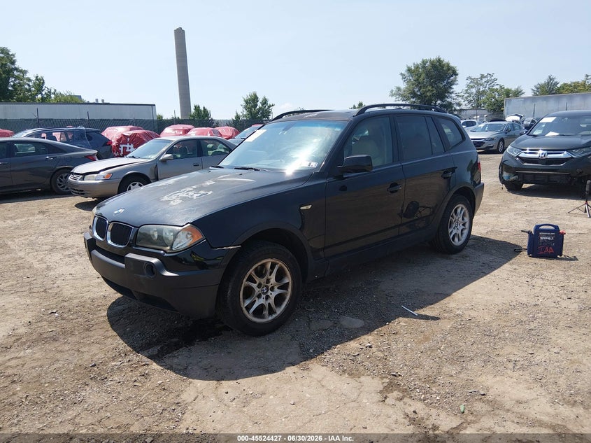 2004 BMW X3 VIN WBXPA73454WC41757 IAAI salvage auction — NORMAL WEAR, Clear (Pennsylvania), sold $675 on 2026-07-24 (photo 2)