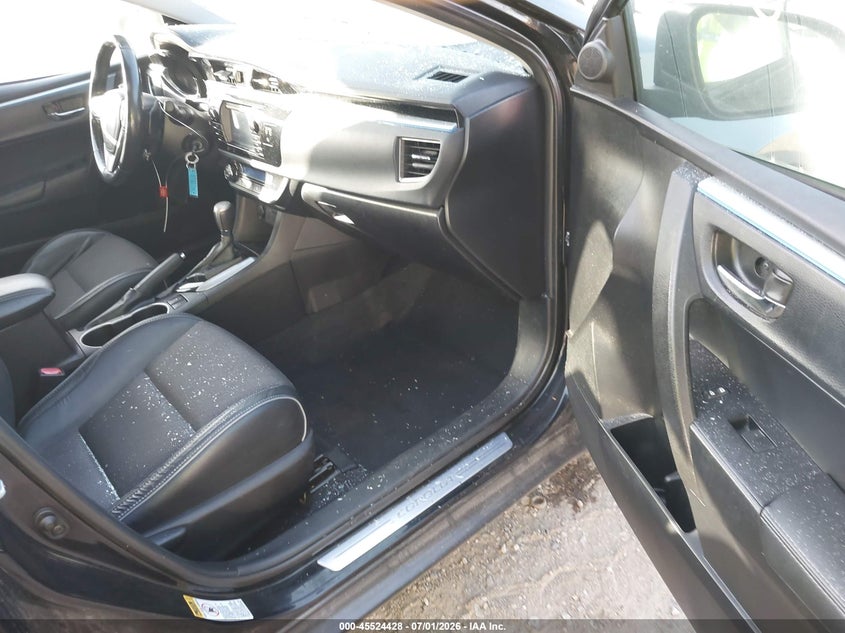 2014 Toyota Corolla VIN 5YFBURHE5EP172720 IAAI salvage auction — LEFT FRONT, Clear (Indiana), sold $1,850 on 2026-07-22 (photo 5)