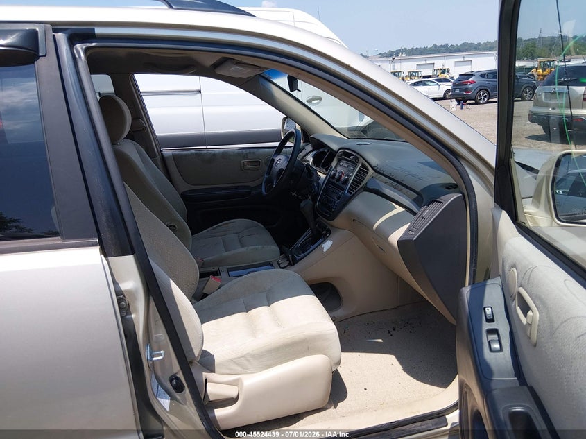 2002 Toyota Highlander VIN JTEHF21A620087082 IAAI salvage auction — FRONT END, Salvage (Pennsylvania), sold $1,550 on 2026-07-17 (photo 5)