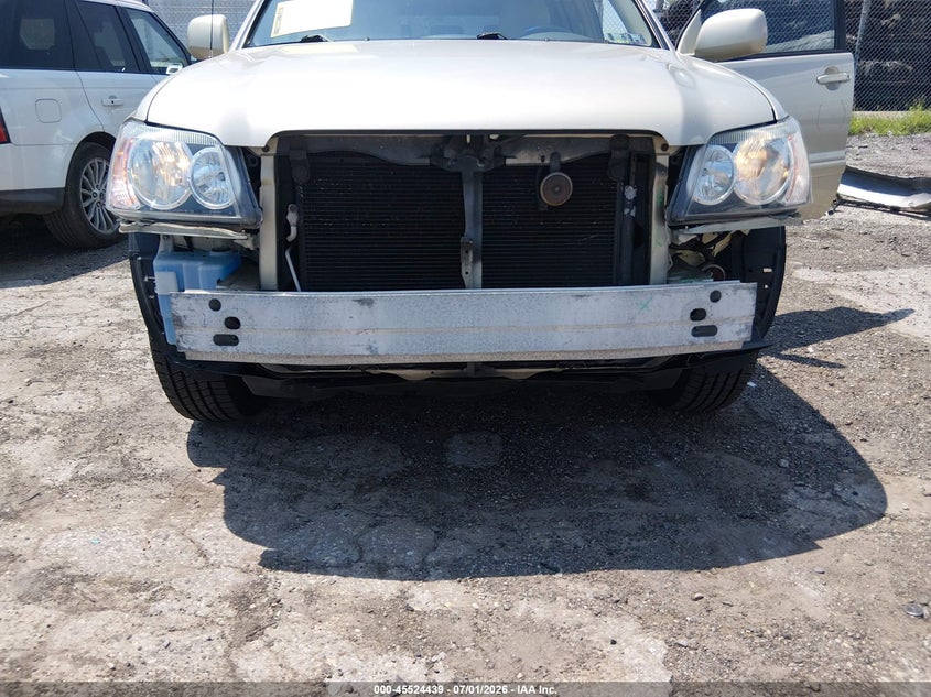 2002 Toyota Highlander VIN JTEHF21A620087082 IAAI salvage auction — FRONT END, Salvage (Pennsylvania), sold $1,550 on 2026-07-17 (photo 6)