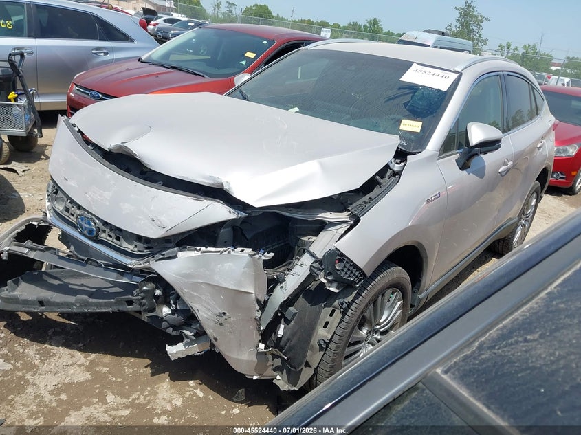 2021 Toyota Venza VIN JTEAAAAH1MJ033449 IAAI salvage auction — FRONT END, Salvage (Ohio), sold $4,250 on 2026-07-16 (photo 2)