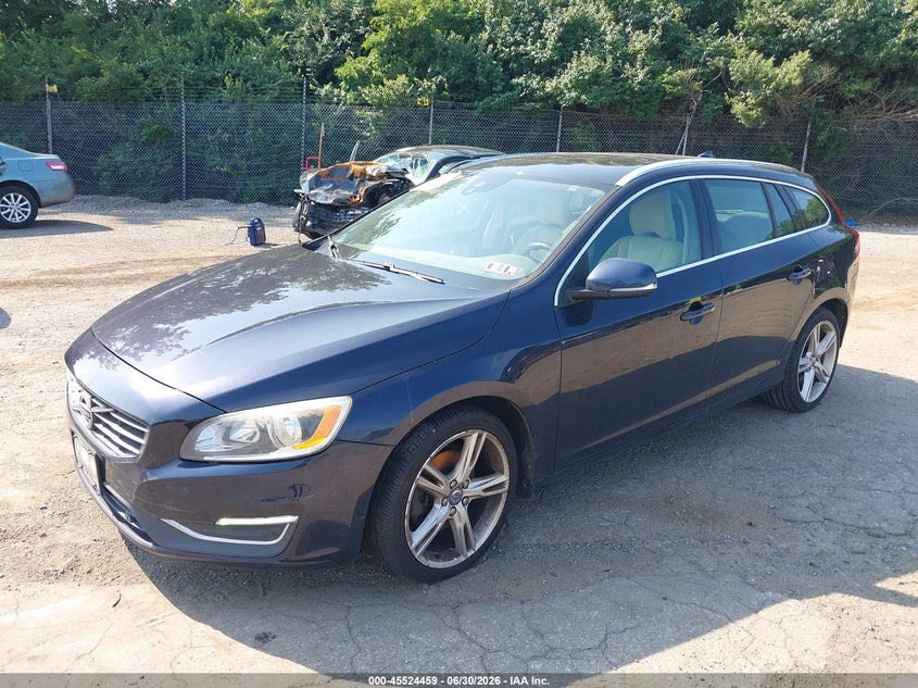 2017 Volvo V60 VIN YV140MEK1H1343631 IAAI salvage auction — NORMAL WEAR, Clear (Pennsylvania), sold $950 on 2026-07-24 (photo 2)