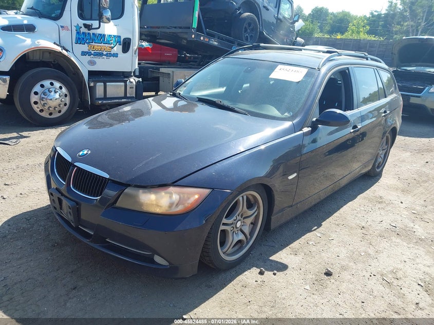 2008 BMW 3 series VIN WBAVT73538FZ38013 IAAI salvage auction — NORMAL WEAR, Clear (Massachusetts), sold $225 on 2026-07-10 (photo 2)