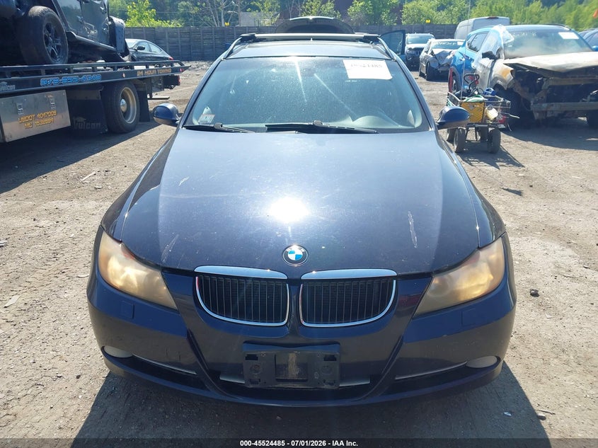 2008 BMW 3 series VIN WBAVT73538FZ38013 IAAI salvage auction — NORMAL WEAR, Clear (Massachusetts), sold $225 on 2026-07-10 (photo 6)