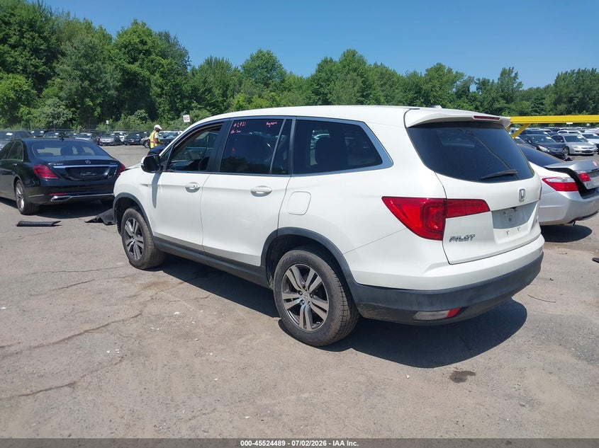 2016 Honda Pilot VIN 5FNYF6H87GB100820 IAAI salvage auction — FRONT END, Salvage (Connecticut), sold $2,650 on 2026-07-10 (photo 3)