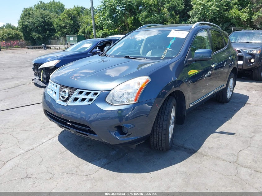 2013 Nissan Rogue VIN JN8AS5MT5DW528236 IAAI salvage auction — REAR END, Salvage (North Carolina), sold $850 on 2026-07-16 (photo 2)