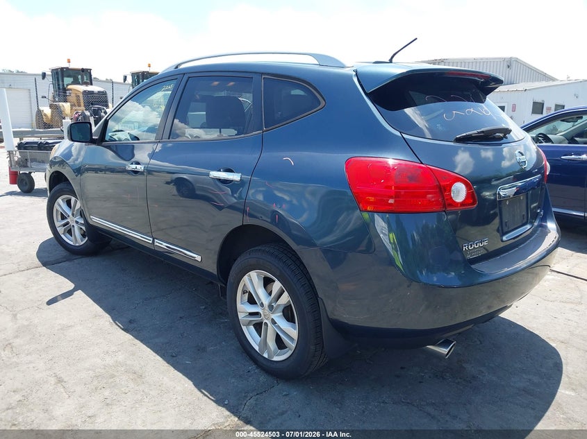 2013 Nissan Rogue VIN JN8AS5MT5DW528236 IAAI salvage auction — REAR END, Salvage (North Carolina), sold $850 on 2026-07-16 (photo 3)