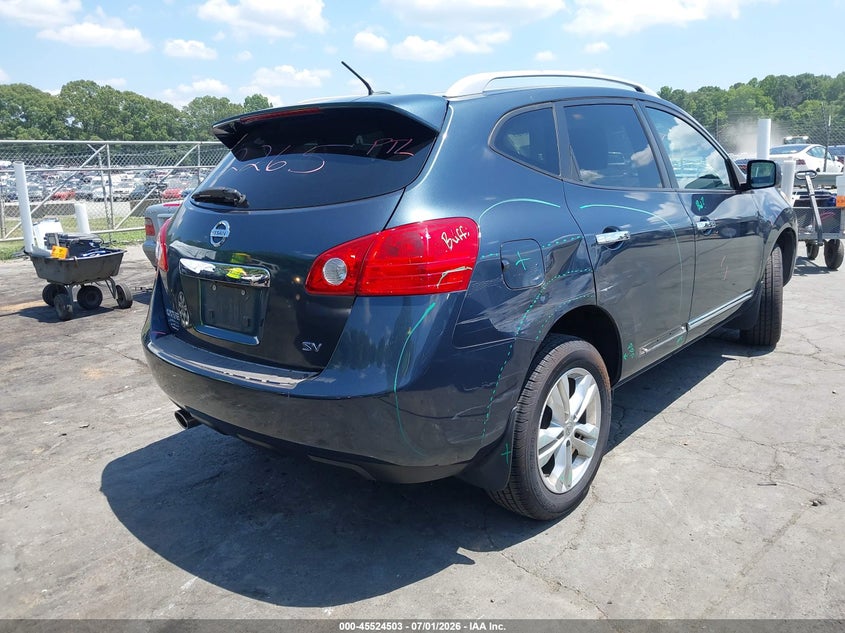 2013 Nissan Rogue VIN JN8AS5MT5DW528236 IAAI salvage auction — REAR END, Salvage (North Carolina), sold $850 on 2026-07-16 (photo 4)