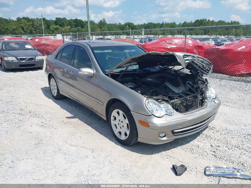 2006 Mercedes-benz C class VIN WDBRF87J16F785605 IAAI salvage auction — FRONT END, Rebuildable (Florida), sold $350 on 2026-07-12 (photo 1)