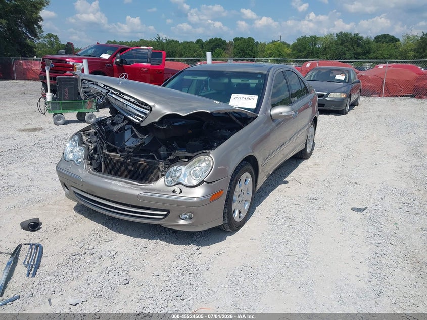 2006 Mercedes-benz C class VIN WDBRF87J16F785605 IAAI salvage auction — FRONT END, Rebuildable (Florida), sold $350 on 2026-07-12 (photo 2)