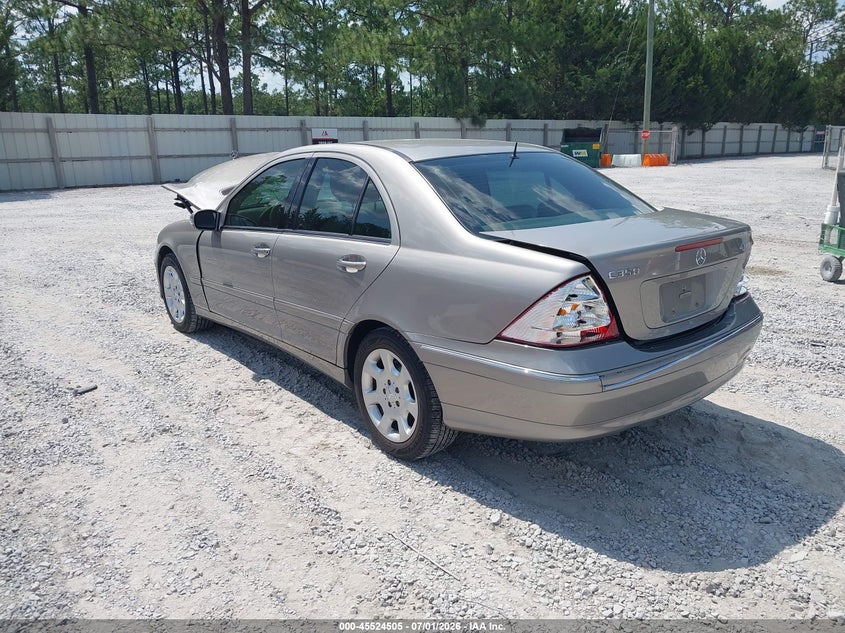 2006 Mercedes-benz C class VIN WDBRF87J16F785605 IAAI salvage auction — FRONT END, Rebuildable (Florida), sold $350 on 2026-07-12 (photo 3)