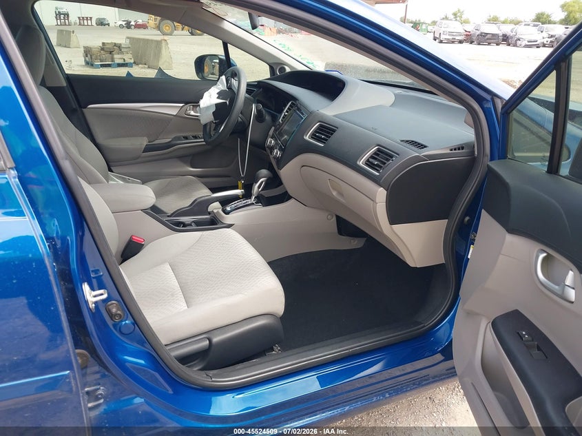 2014 Honda Civic VIN 19XFB2F8XEE038962 IAAI salvage auction — FRONT END, Salvage (Texas), sold $1,850 on 2026-07-19 (photo 5)