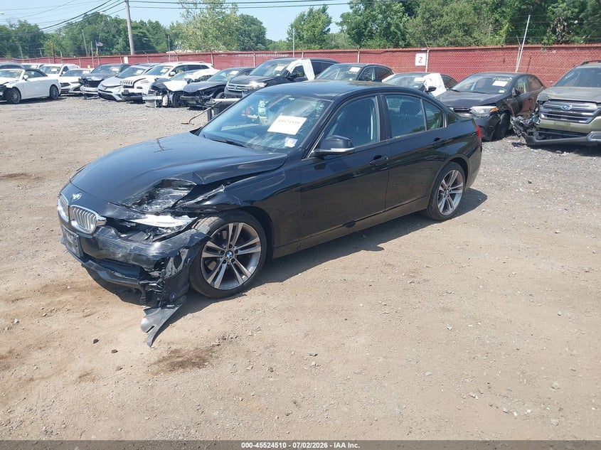 2018 BMW 3er VIN WBA8E5G50JNU46945 IAAI salvage auction — FRONT END, Salvage (Idaho), sold $1,600 on 2026-07-29 (photo 2)