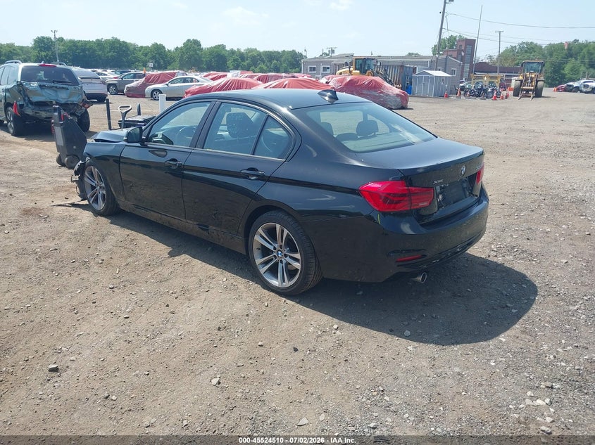 2018 BMW 3er VIN WBA8E5G50JNU46945 IAAI salvage auction — FRONT END, Salvage (Idaho), sold $1,600 on 2026-07-29 (photo 3)