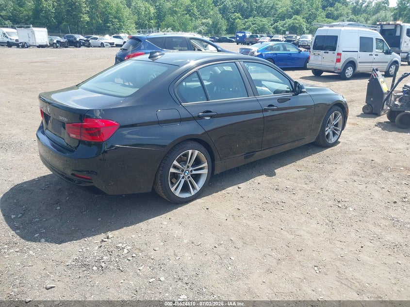 2018 BMW 3er VIN WBA8E5G50JNU46945 IAAI salvage auction — FRONT END, Salvage (Idaho), sold $1,600 on 2026-07-29 (photo 4)