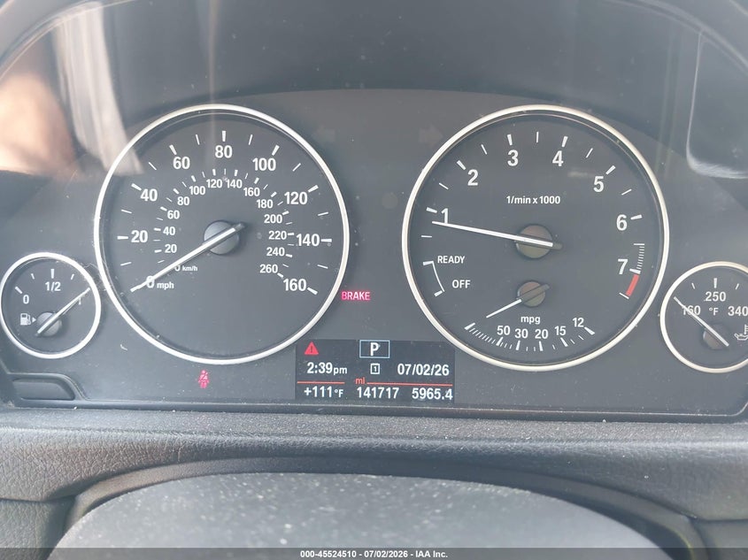 2018 BMW 3er VIN WBA8E5G50JNU46945 IAAI salvage auction — FRONT END, Salvage (Idaho), sold $1,600 on 2026-07-29 (photo 7)