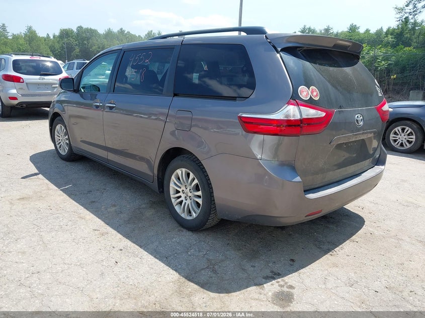 2016 Toyota Sienna VIN 5TDYK3DC5GS722901 IAAI salvage auction — NORMAL WEAR, Original (Maine), sold $3,150 on 2026-07-27 (photo 3)
