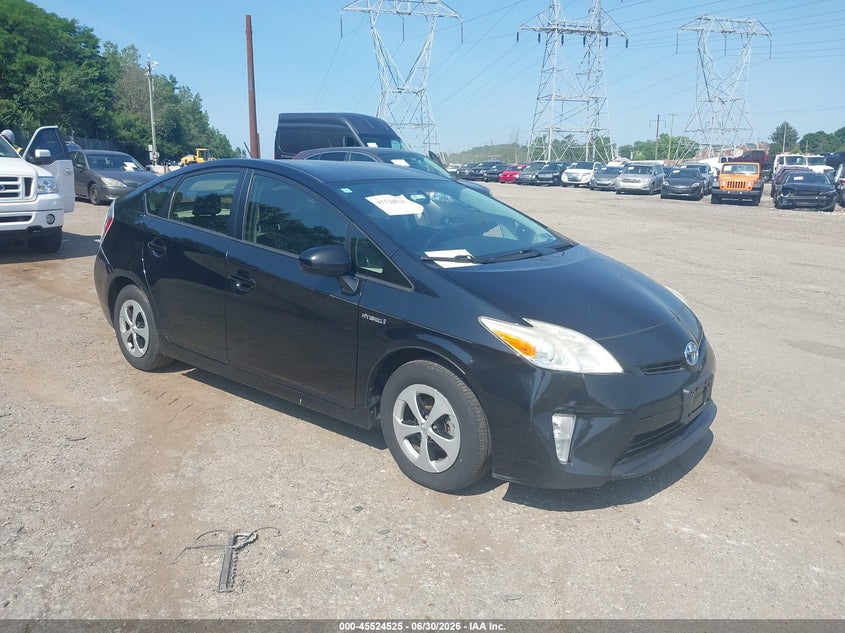 2014 Toyota Prius VIN JTDKN3DU4E1764413 IAAI salvage auction — NORMAL WEAR, Clear (Pennsylvania), sold $1,200 on 2026-07-17 (photo 1)