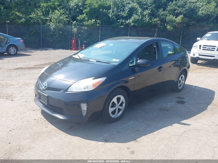 2014 Toyota Prius VIN JTDKN3DU4E1764413 IAAI salvage auction — NORMAL WEAR, Clear (Pennsylvania), sold $1,200 on 2026-07-17 (photo 2)