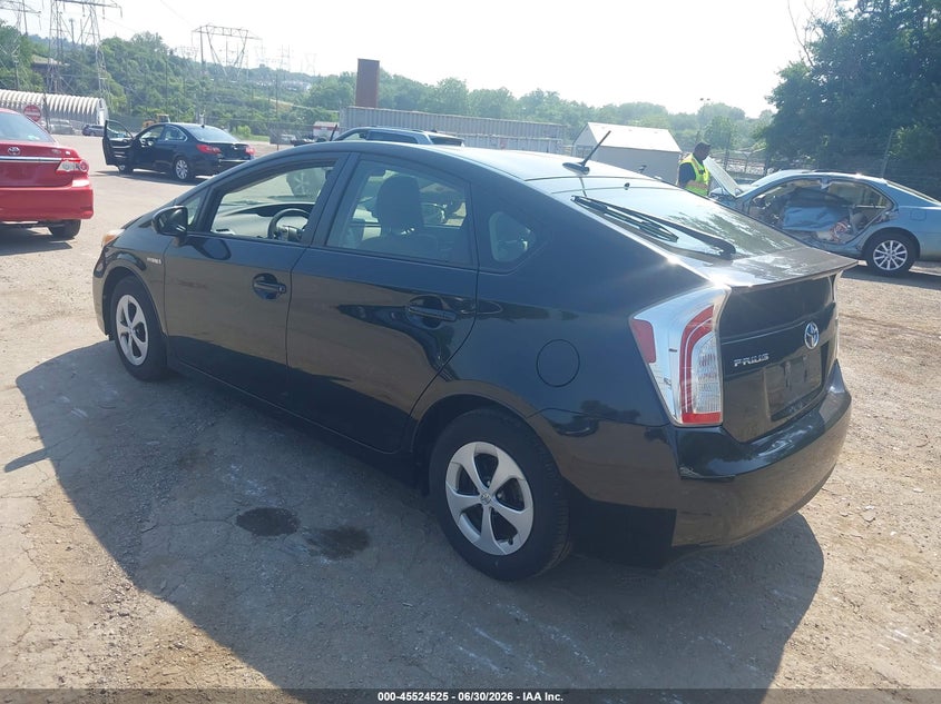 2014 Toyota Prius VIN JTDKN3DU4E1764413 IAAI salvage auction — NORMAL WEAR, Clear (Pennsylvania), sold $1,200 on 2026-07-17 (photo 3)