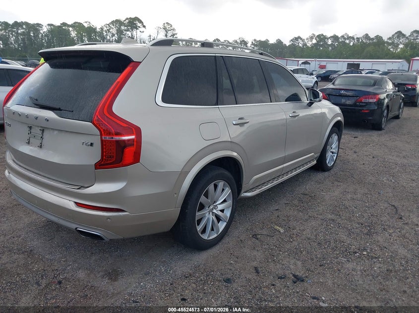 2016 Volvo Xc90 VIN YV4A22PK8G1016790 IAAI salvage auction — NORMAL WEAR, Clear (Florida), sold $2,650 on 2026-07-28 (photo 4)