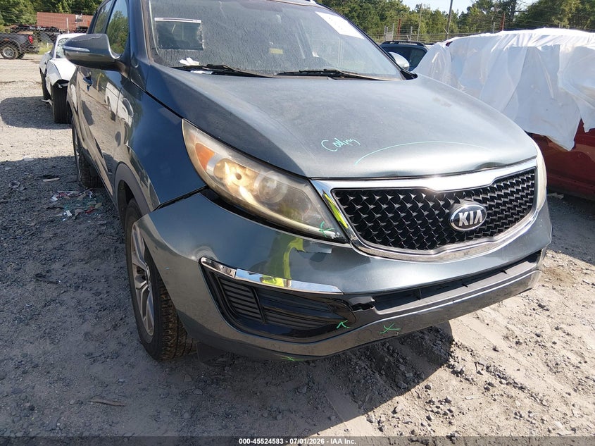 2014 Kia Sportage VIN KNDPB3AC4E7564722 IAAI salvage auction — RIGHT FRONT, Salvage (South Carolina), sold $1,600 on 2026-07-28 (photo 6)